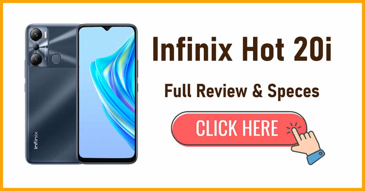 Infinix Hot 20i Banner