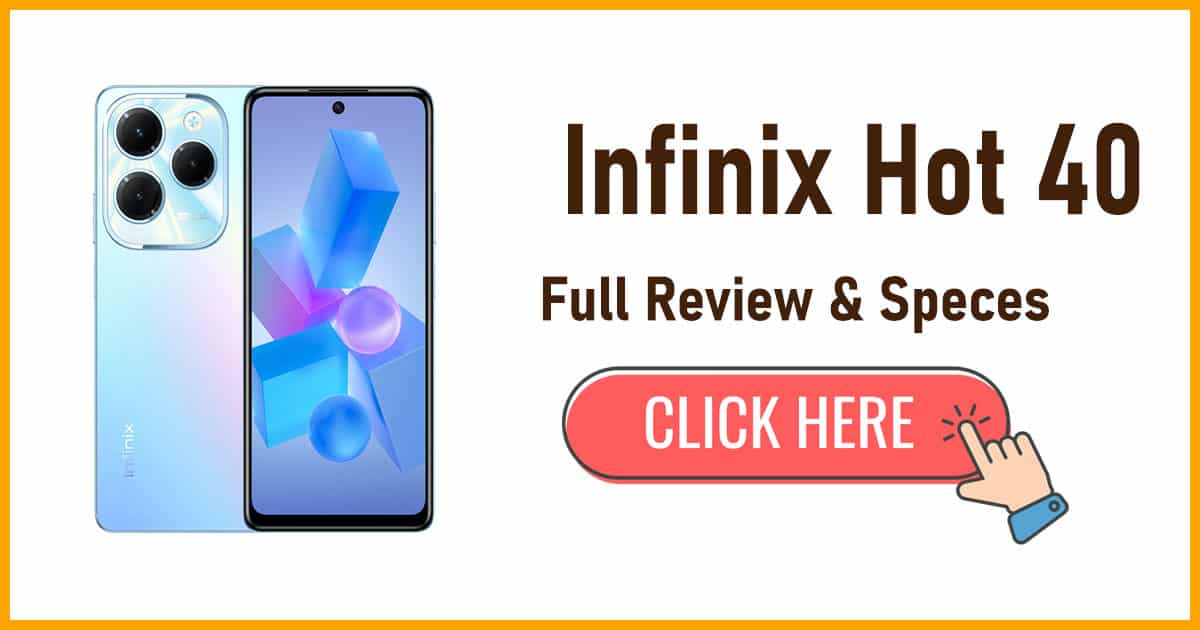 Infinix Hot 40 Banner