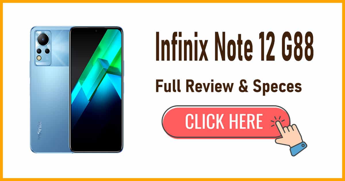 Infinix Note 12 G88 Banner