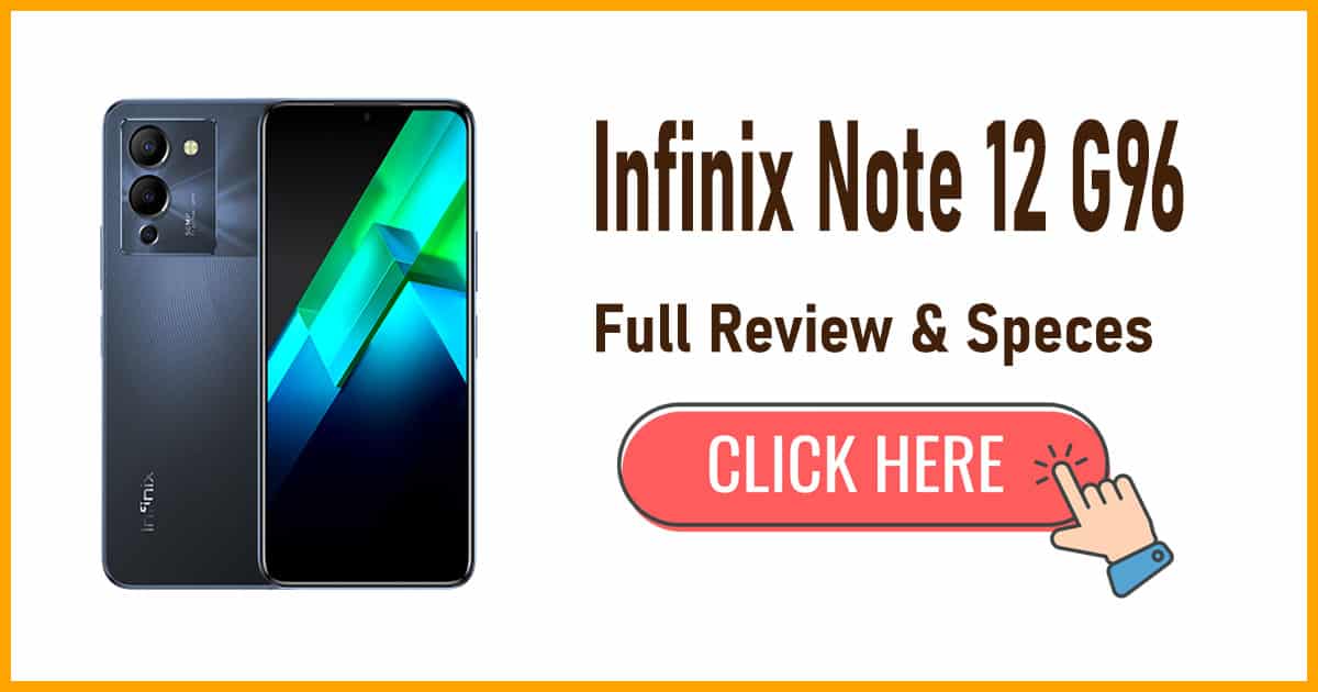 Infinix Note 12 G96 Banner